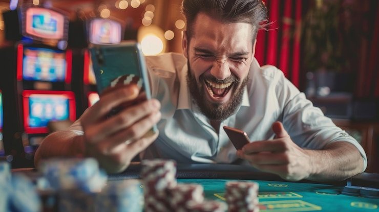 Antarmuka permainan slot mama4d menampilkan Mahjong Ways dan Gates of Olympus dengan statistik RTP